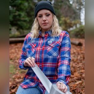 Dixxon Women's The Red Green Show Plaid Flannel 2.0